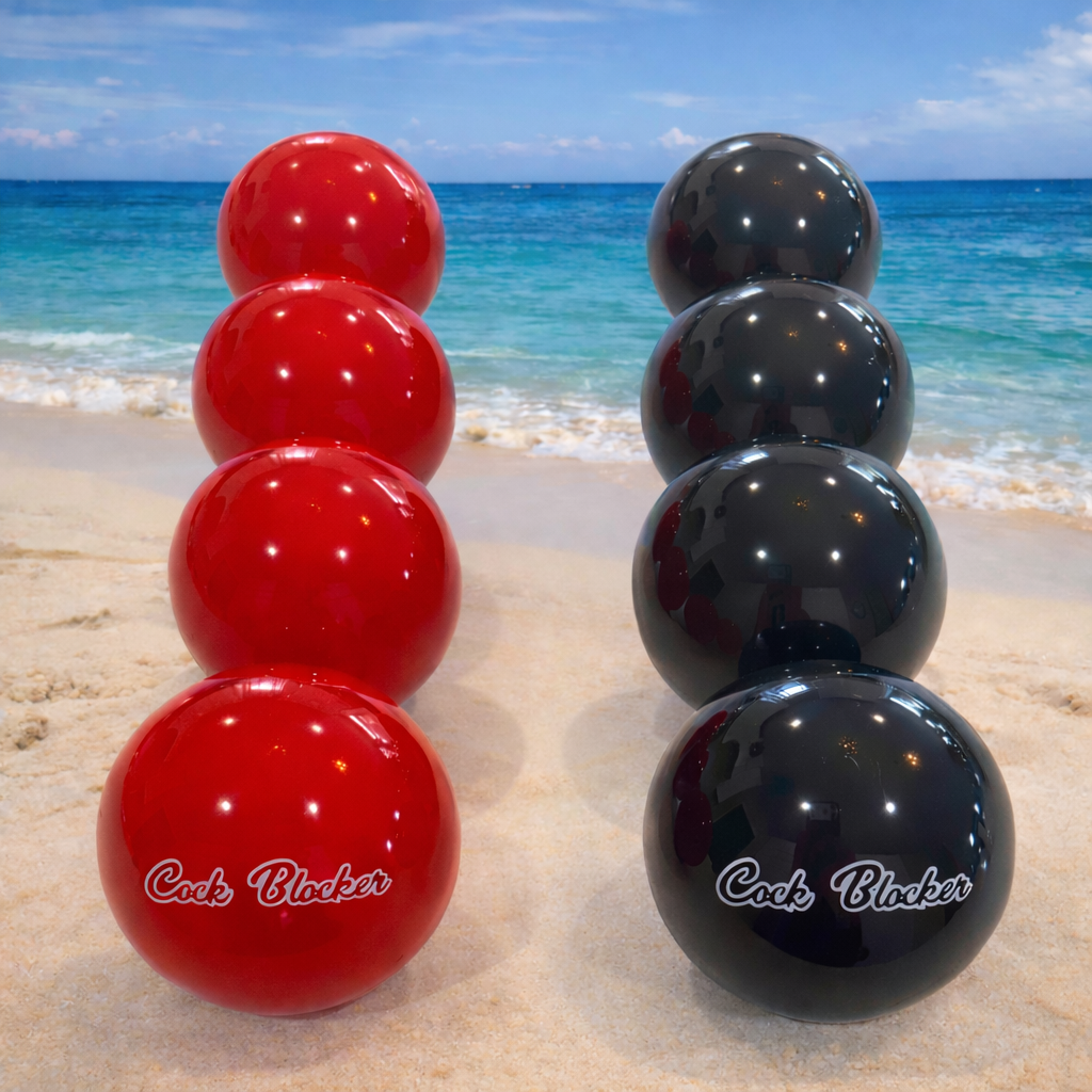 Cock N' Balls Set of Beach Bocce Balls